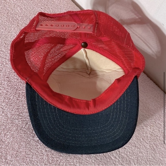 Vintage Instant Road Repair Mesh Back Snap Back Trucker Hat - Picture 5 of 9